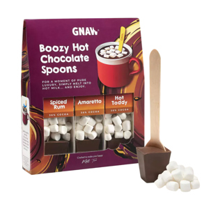 GNAW Boozy Hot Chocolate Spoon Gift Set 3 Spoons